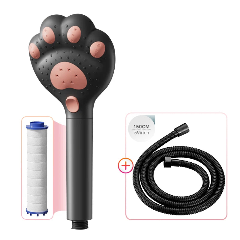 3 Modes High Pressure Shower Head, Water Saving,Adjustable Showerhead Sprayer Home Bathroom Accessories