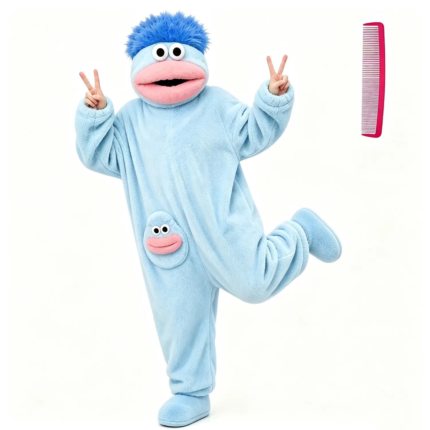 Funny Party Cute Wearable Blanket Hoodie, Soft Sugar Fleece Flannel Loose Pullover, Comfortable Hooded Loungewear for Women Men, One Size Pajama, Ideal Gift for Home Leisure Halloween Costumes for Women
