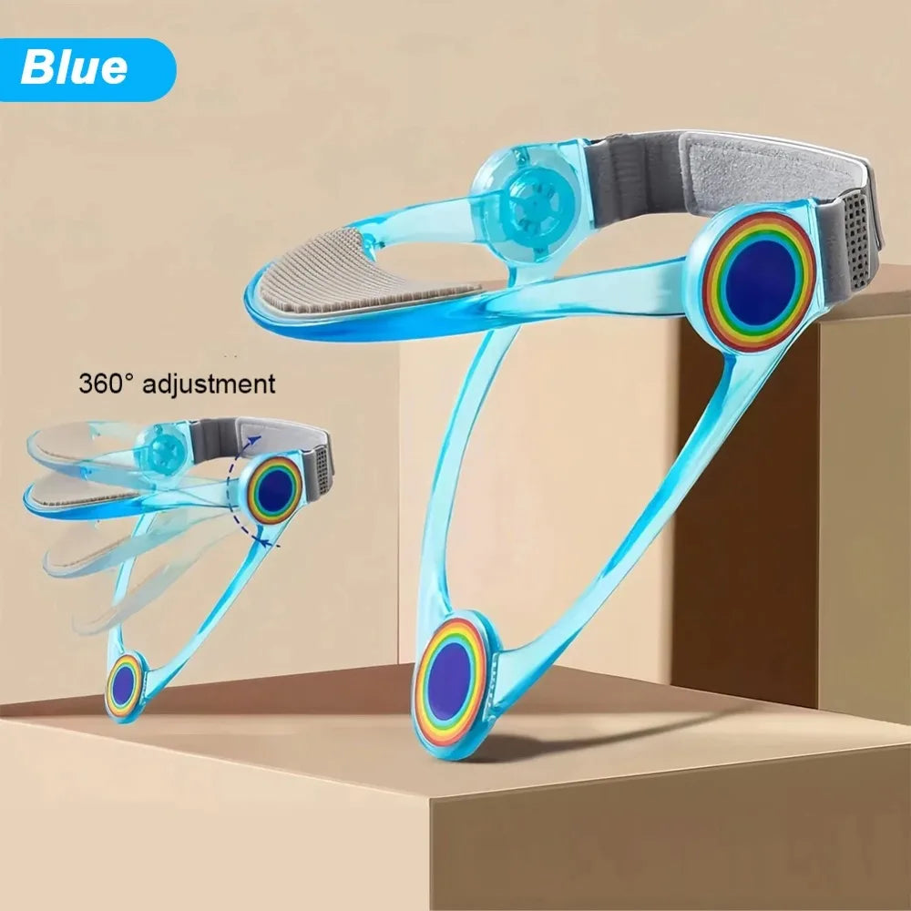 Adjustable Children Neck Brace TPU Cervical Spine Relief Cervical Collar Kid Foldable Neck Correction Neck Traction Device