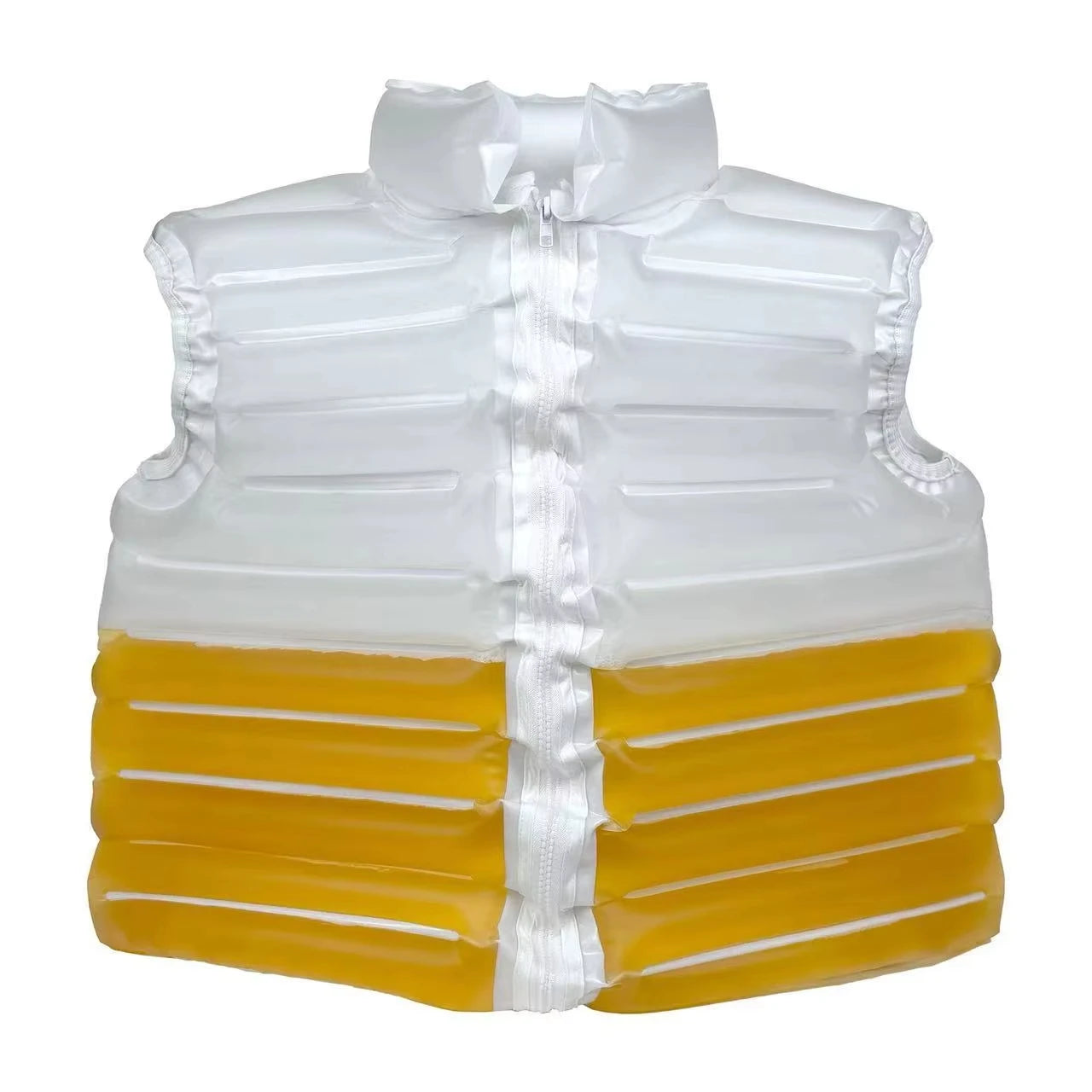 For Pools Parties Festivals Leak-Proof Transparent Beer Jacket Beer-Filled Cooler Vest Hilarious Gag Gift Reusable Lightweight