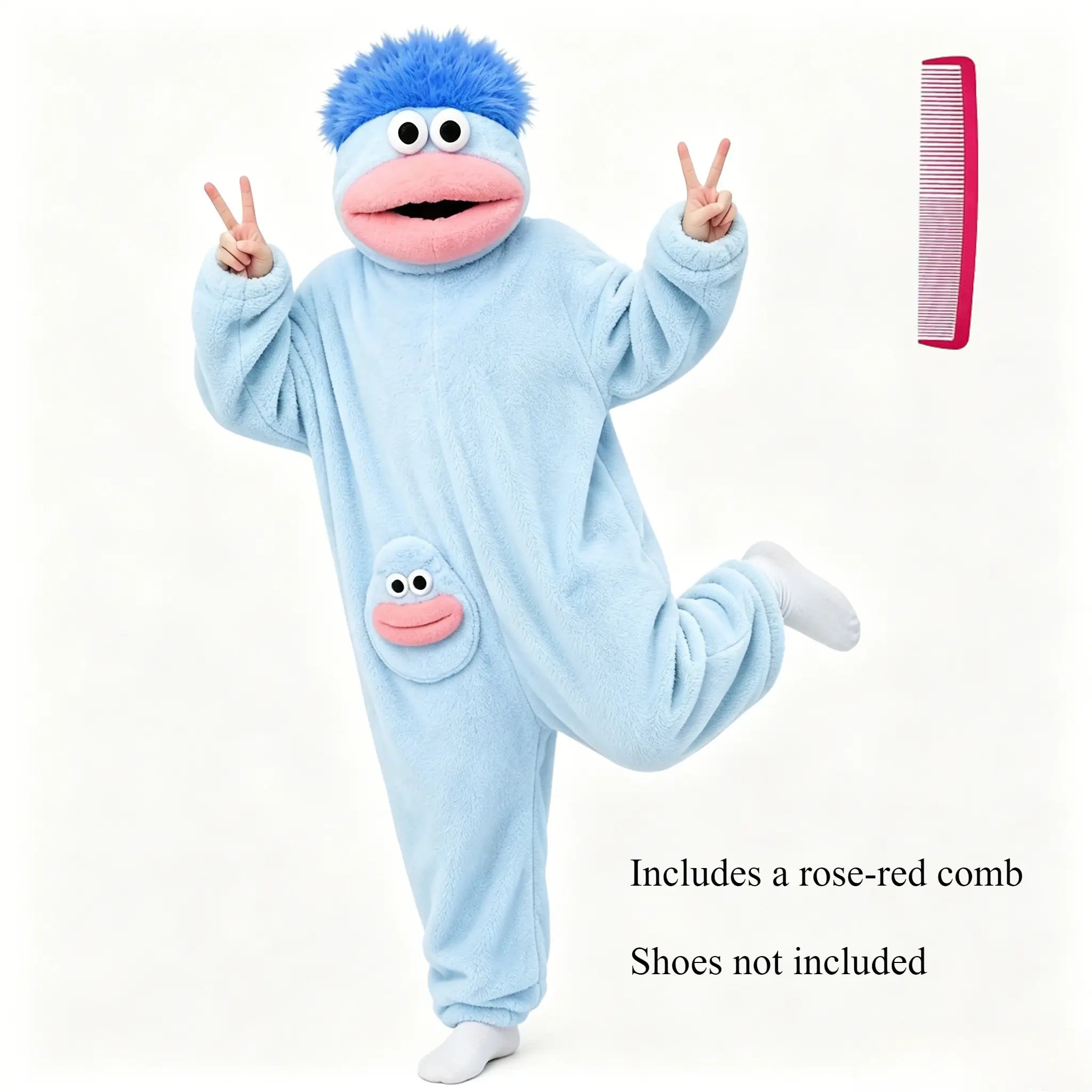 Funny Party Cute Wearable Blanket Hoodie, Soft Sugar Fleece Flannel Loose Pullover, Comfortable Hooded Loungewear for Women Men, One Size Pajama, Ideal Gift for Home Leisure Halloween Costumes for Women