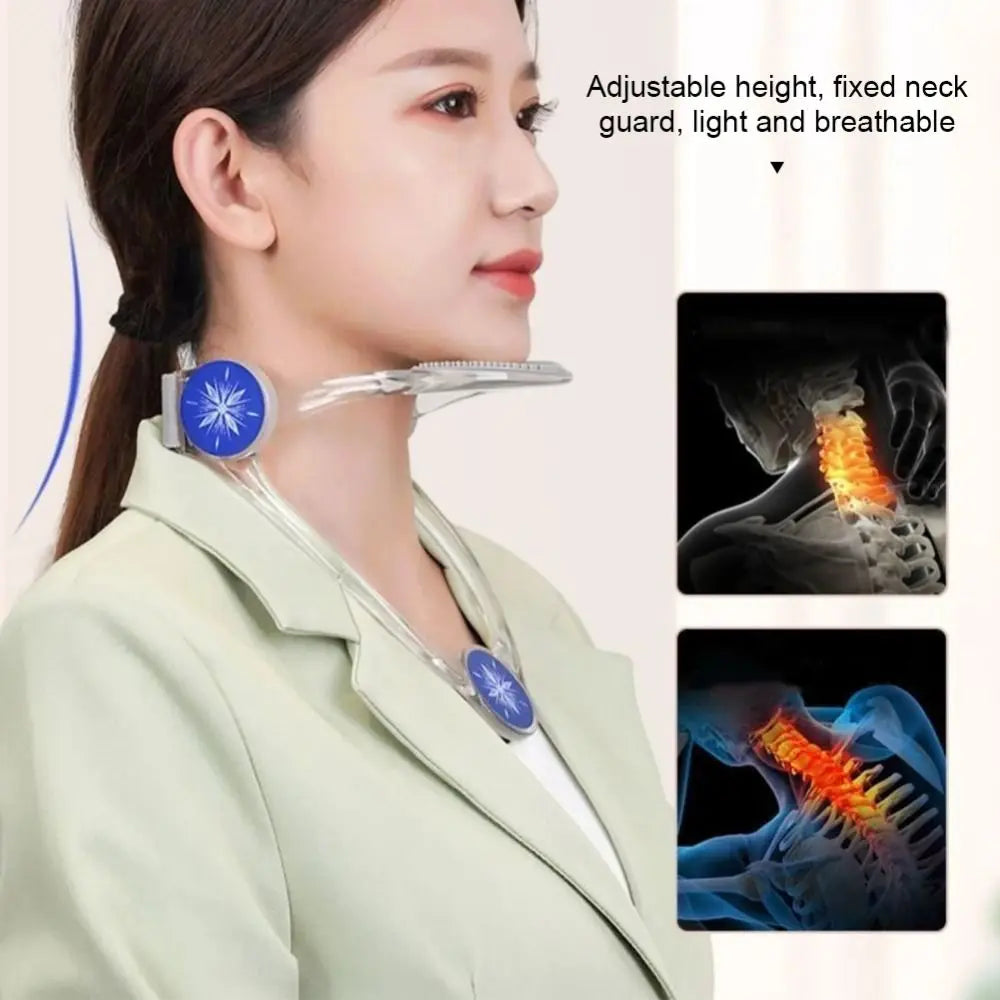 Adjustable Children Neck Brace TPU Cervical Spine Relief Cervical Collar Kid Foldable Neck Correction Neck Traction Device